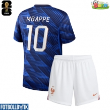 Frankrike Kylian Mbappe #10 Hemmatröja Barn VM 2026 Kortärmad (+ Korta byxor)